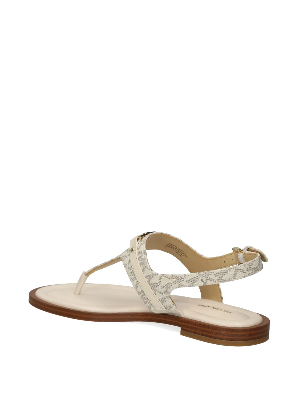 Michael Kors Mandy sandalen met T-bandje Beige