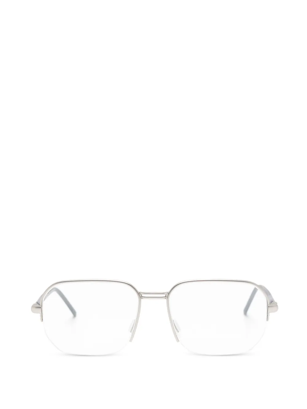 Tag Heuer Eyewear Occhiali con montatura browline - Argento