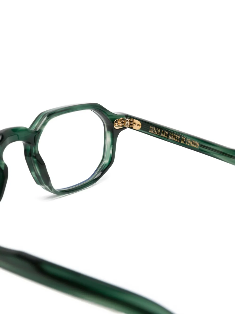 Cutler & Gross geometrische bril Groen