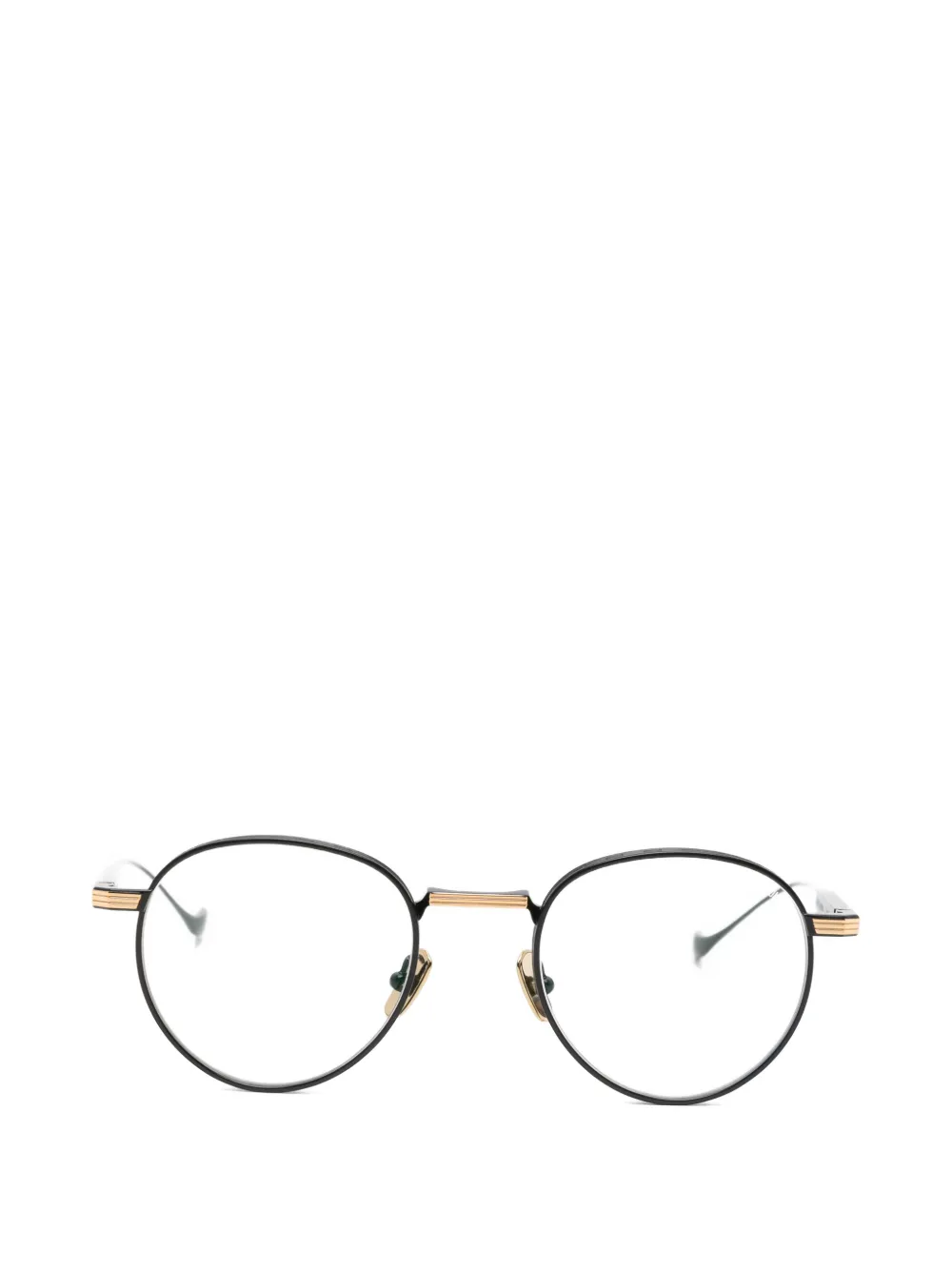 Cutler & Gross Lennox round-frame glasses - Nero