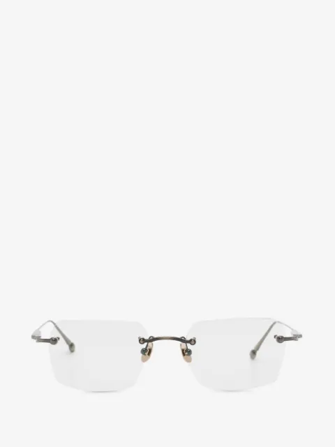 Matsuda lentes con armazón geométrica