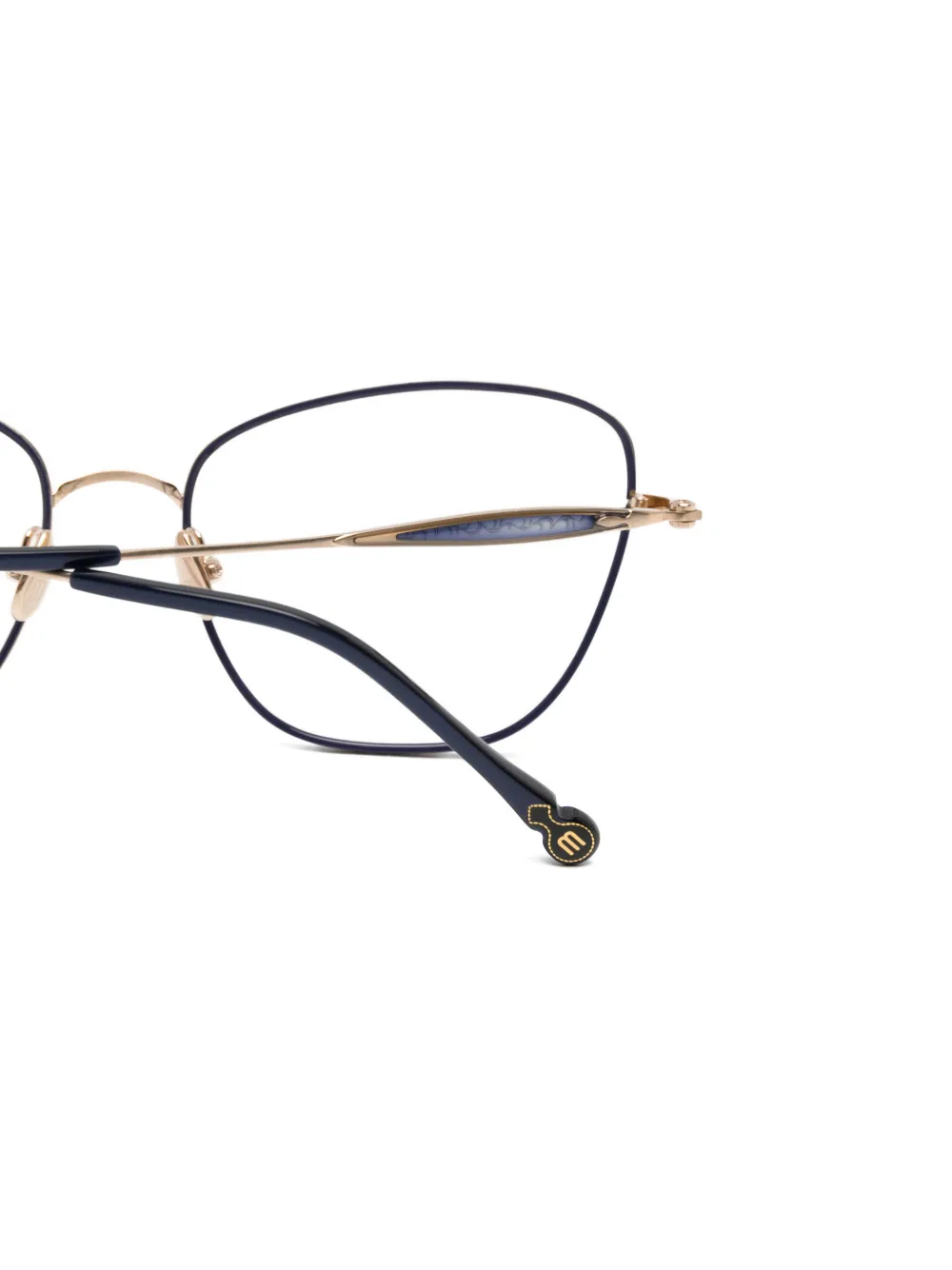 Matsuda Bril met cat-eye montuur Blauw