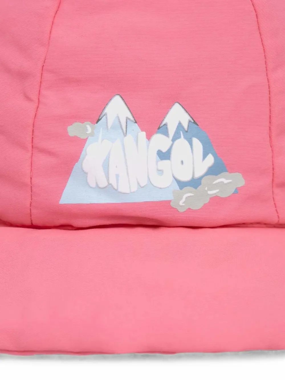 Kangol Hoed met trekkoord en applicatie Roze