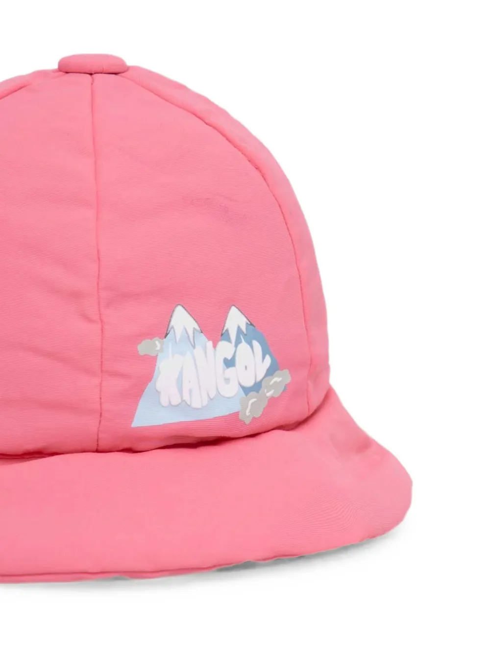 Kangol Hoed met trekkoord en applicatie Roze