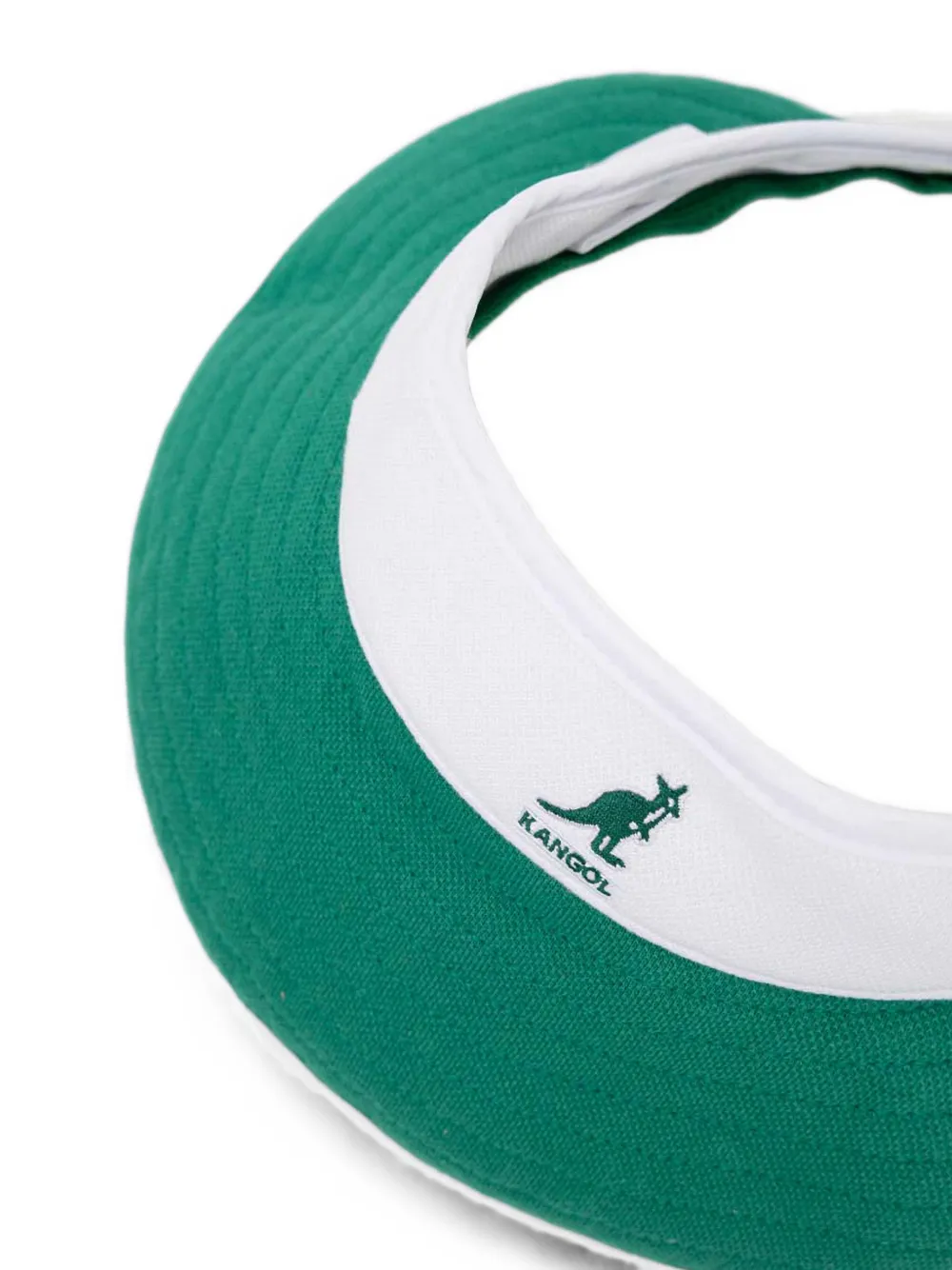 Kangol Visor met logo Groen