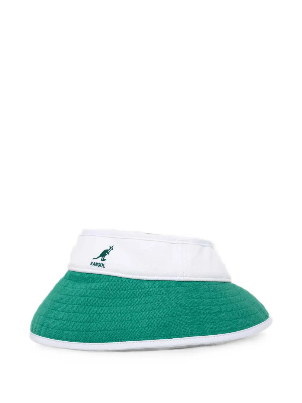 Kangol Visor met logo Groen