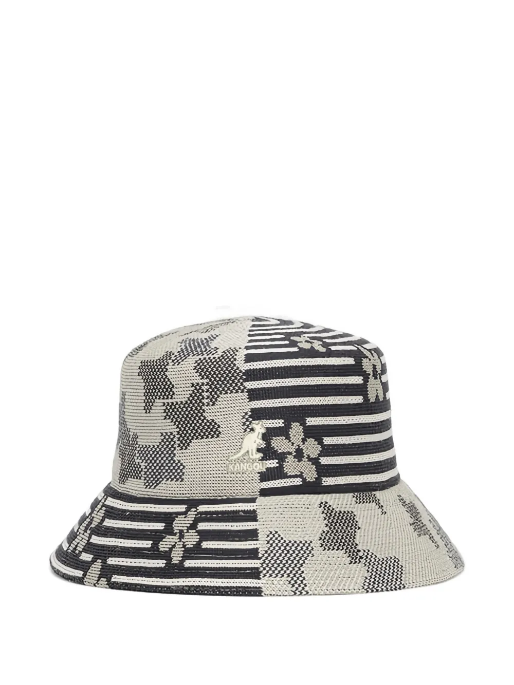 Kangol floral striped hat - Grigio