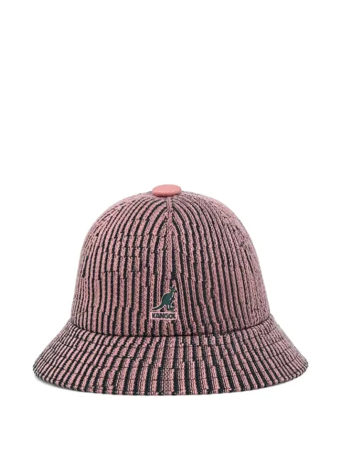 Kangol striped logo hat