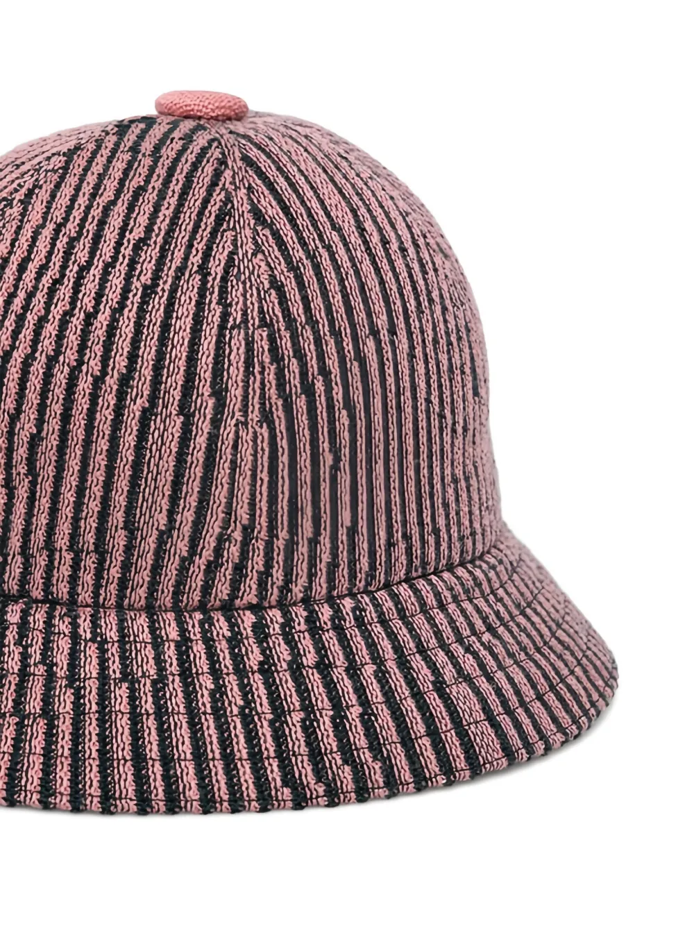 Kangol Gestreepte hoed met logo Roze