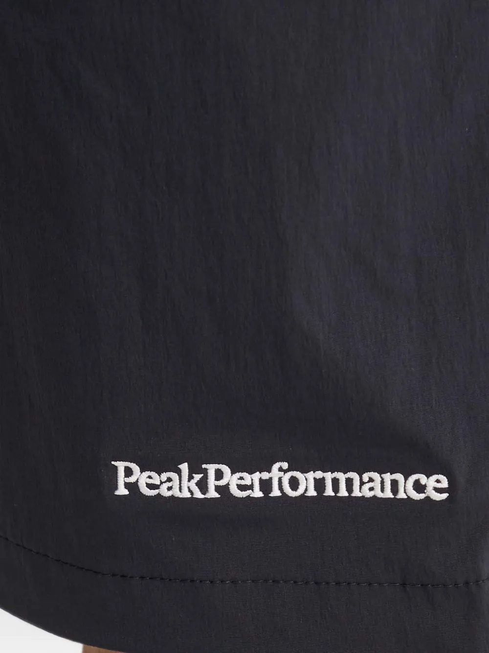 Peak Performance Zwembroek met geborduurd logo Zwart