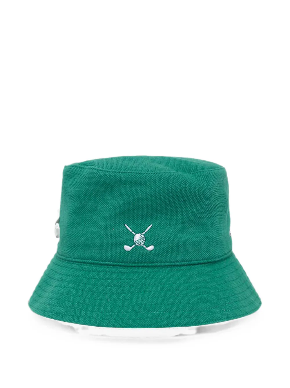 Kangol reversible logo-embroidered bucket hat - Grün