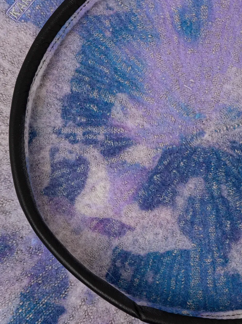 Kangol Baret met tie-dye print Paars