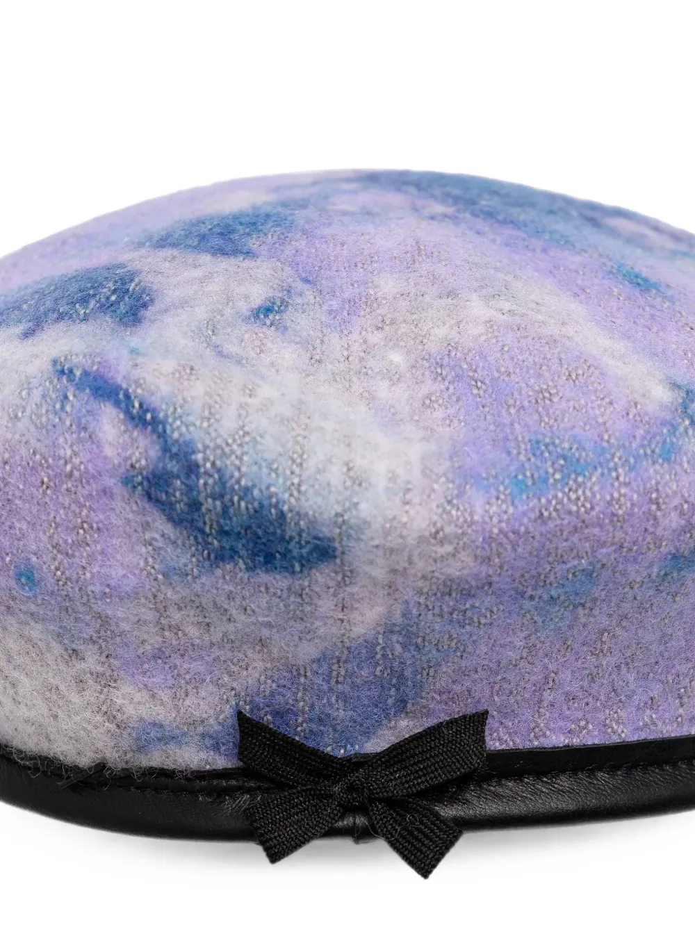 Kangol Baret met tie-dye print Paars