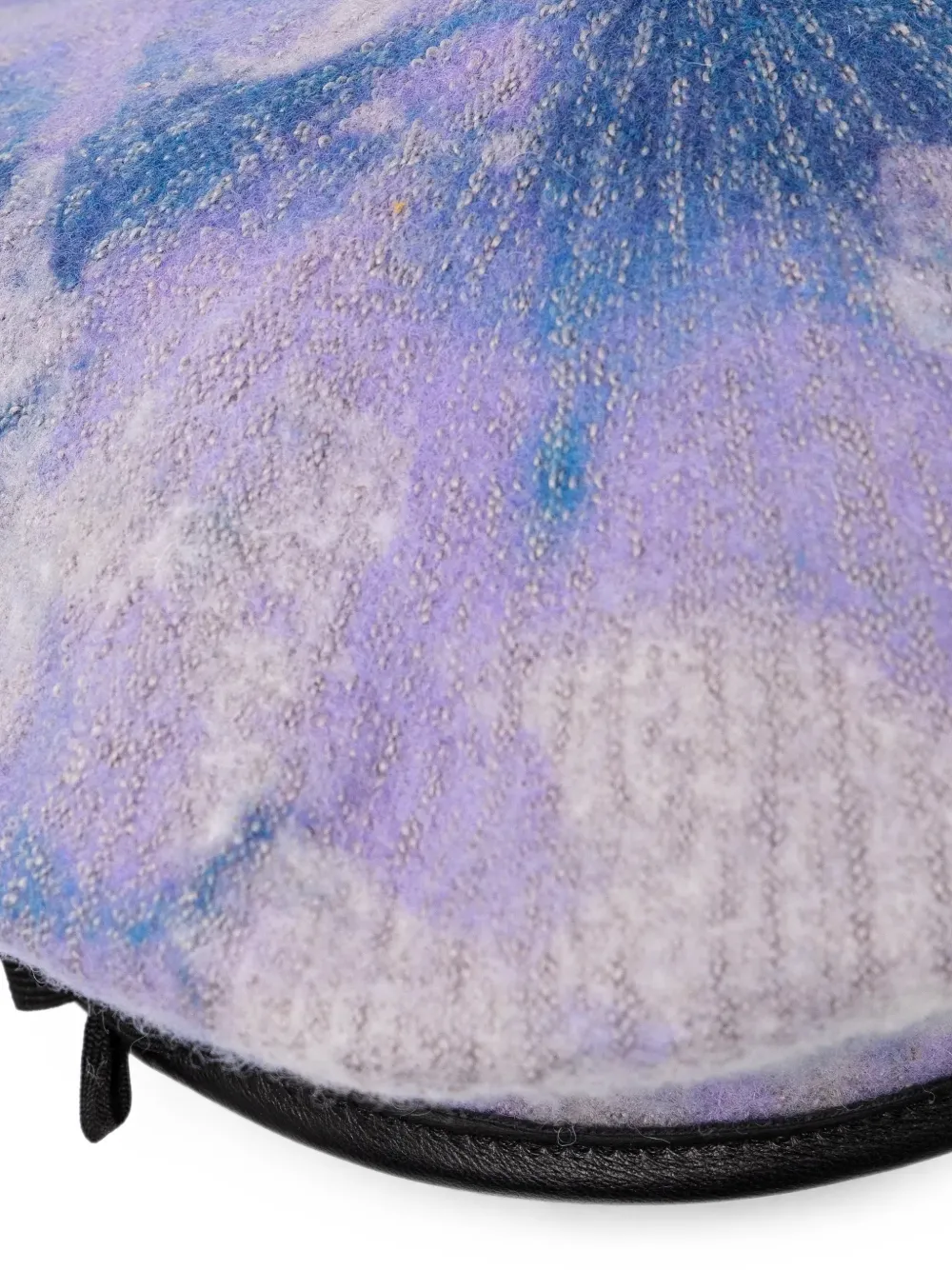 Kangol Baret met tie-dye print Paars
