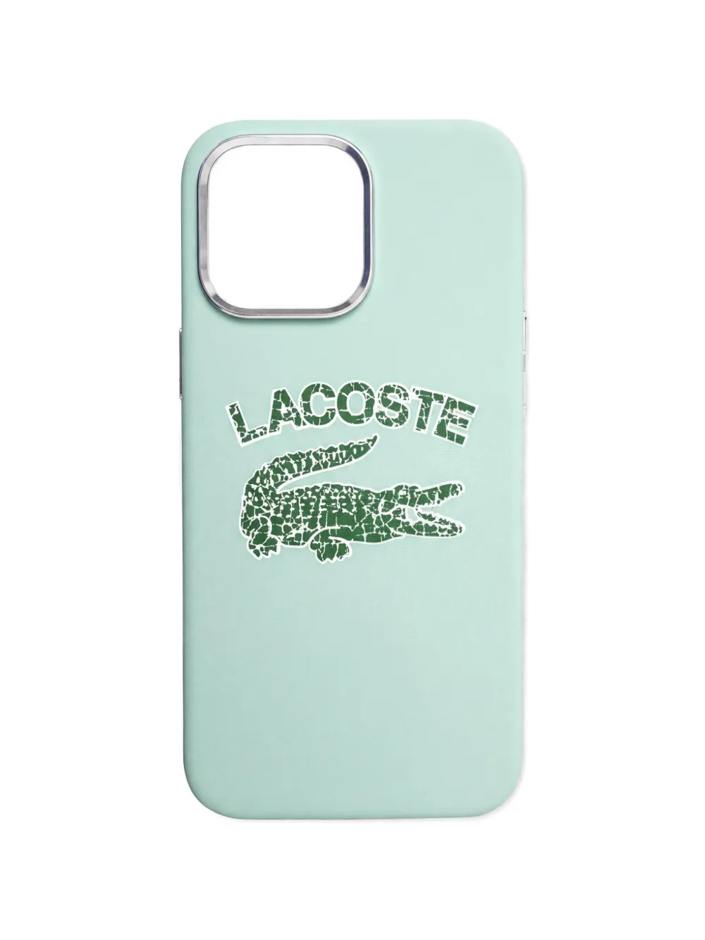 Lacoste Cover per iPhone 16 Pro Max con logo - Verde