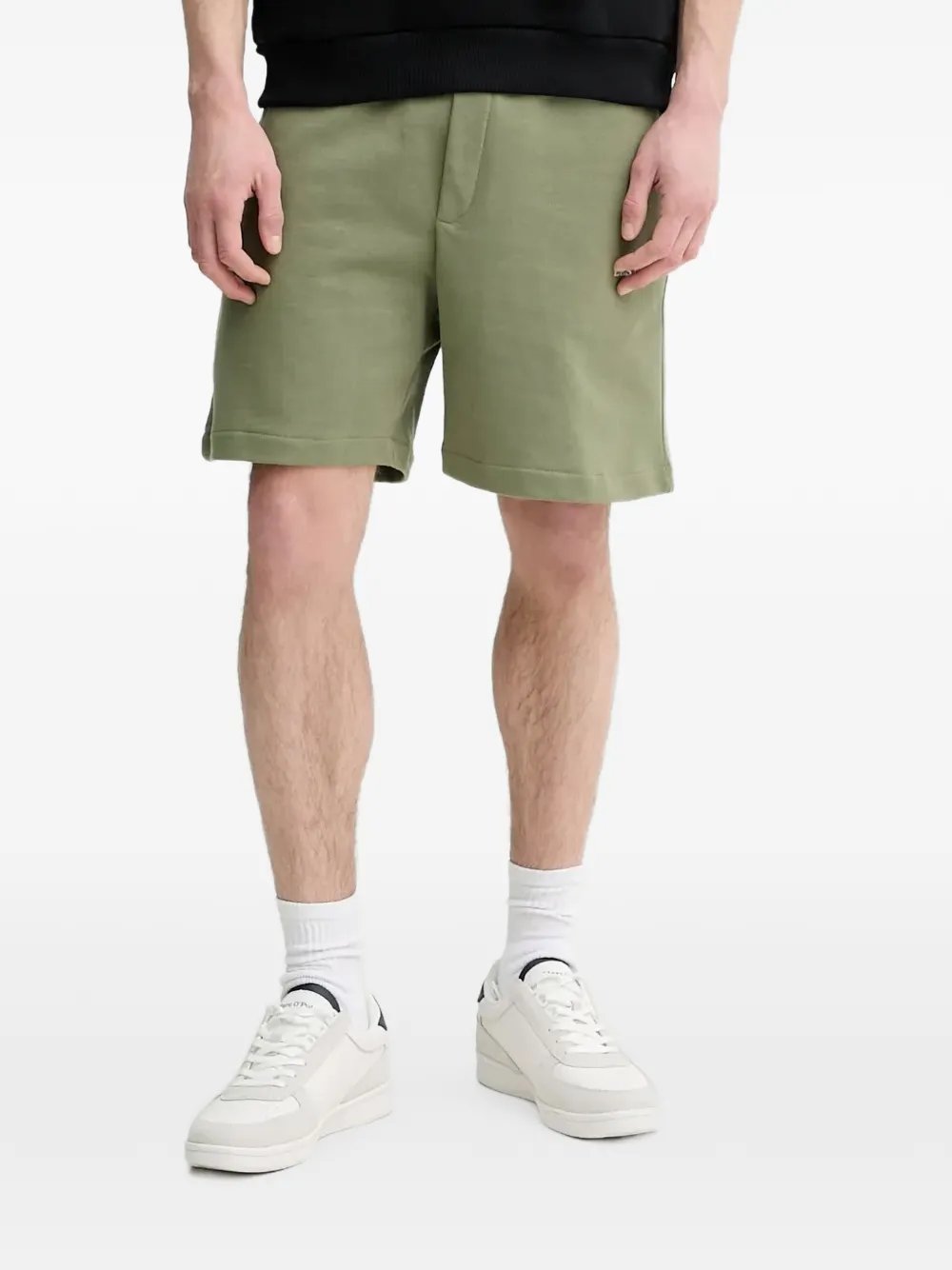 Les Deux Shorts mit Kordelzug - Grün