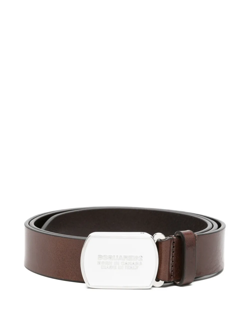 Dsquared2 Buckle Belt In Brown