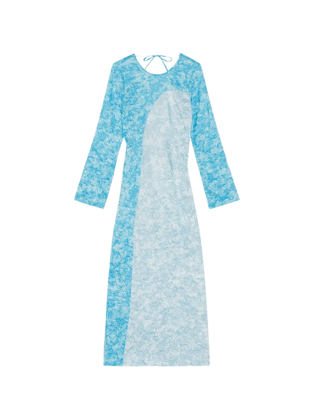 GANNI tie-back midi dress · 32