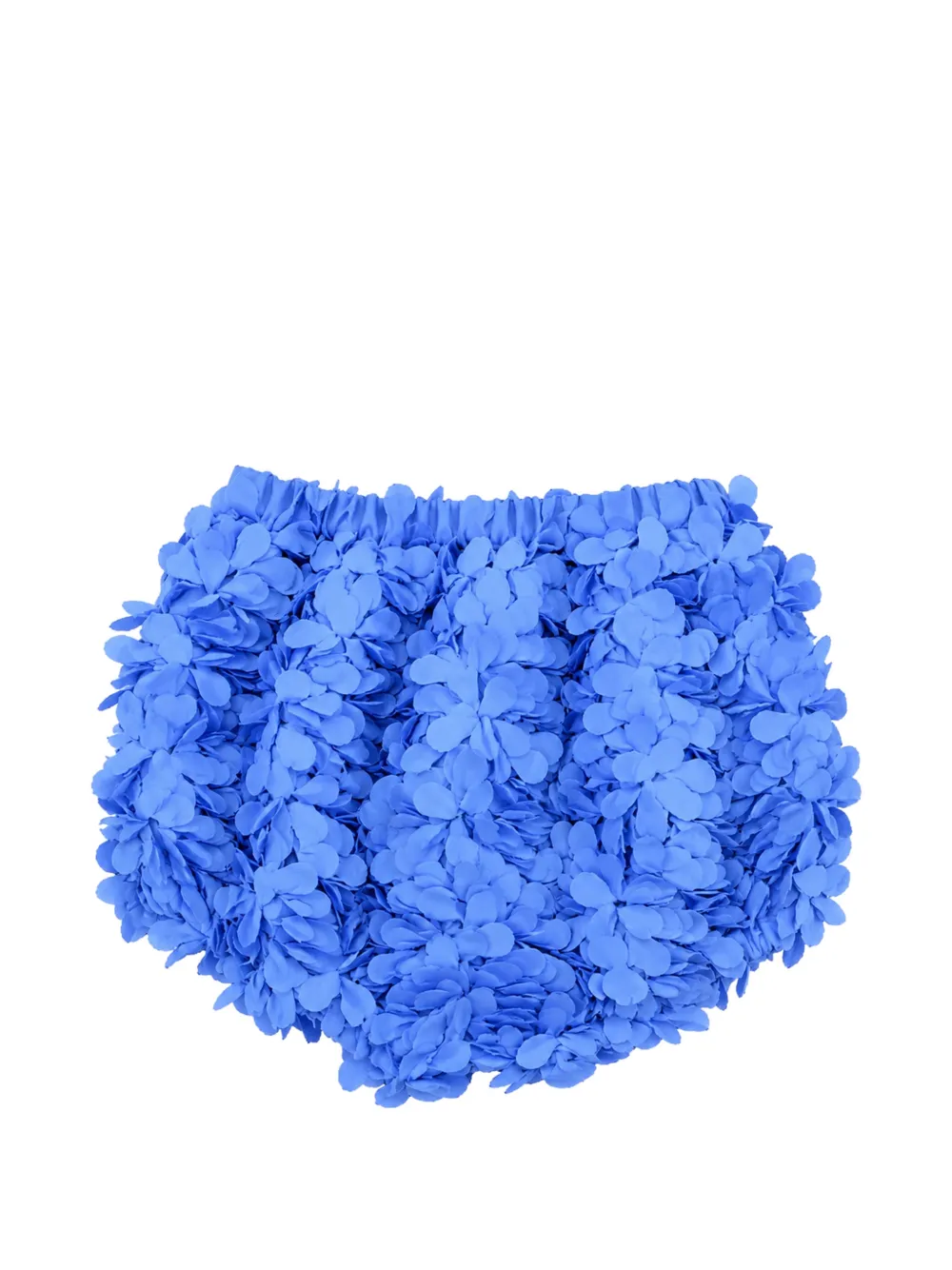 alapage floral-appliqué shorts - Blu