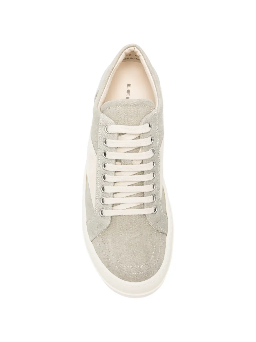 Rick Owens DRKSHDW panelled sneakers Beige