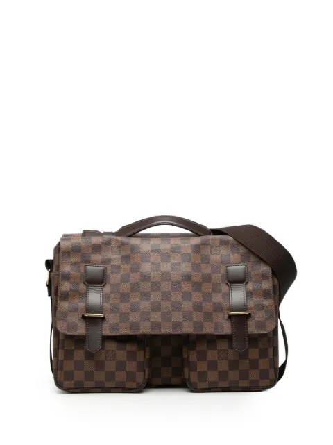Louis Vuitton Pre-Owned bolsa satchel Damier Ebene Broadway 2000