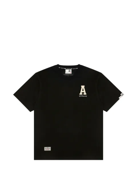 AAPE BY *A BATHING APE® letter-patch T-shirt