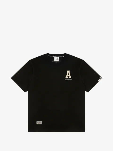 AAPE BY *A BATHING APE® letter-patch T-shirt