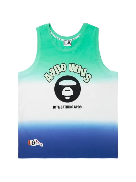 AAPE BY *A BATHING APE® Moonface-printed gradient tank top