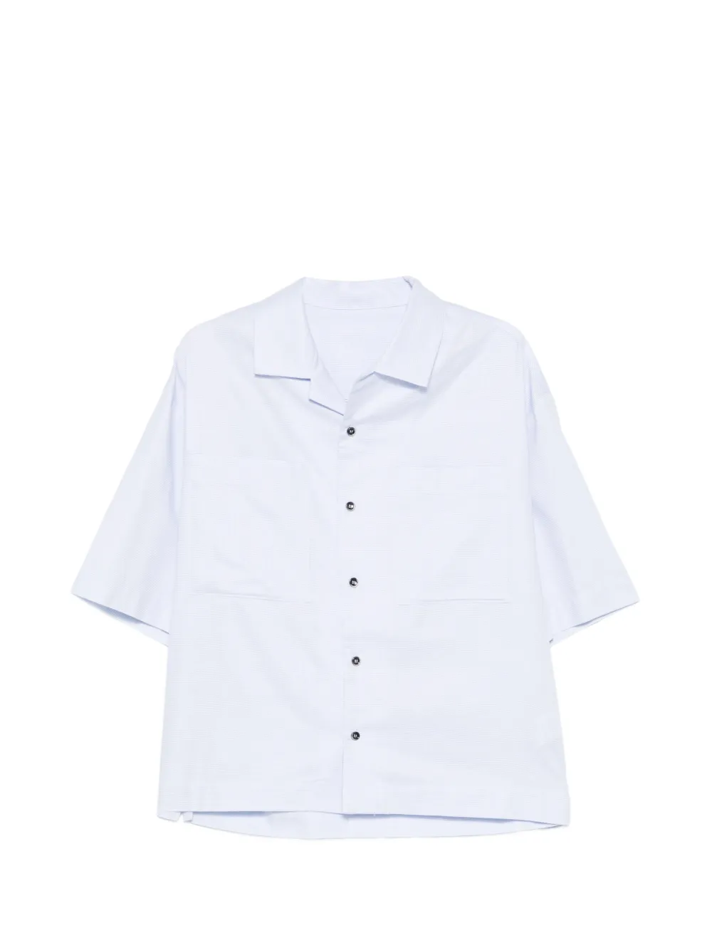 Nine In The Morning Orazio short-sleeve camp-collar shirt - Blu