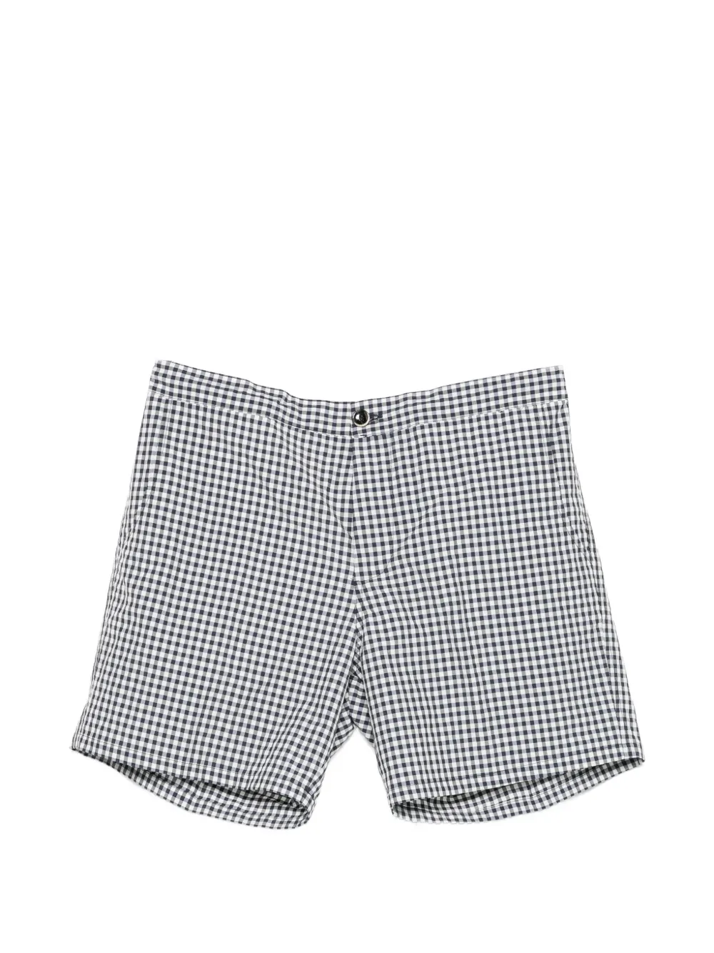 Nine In The Morning check-pattern swim shorts - Blu