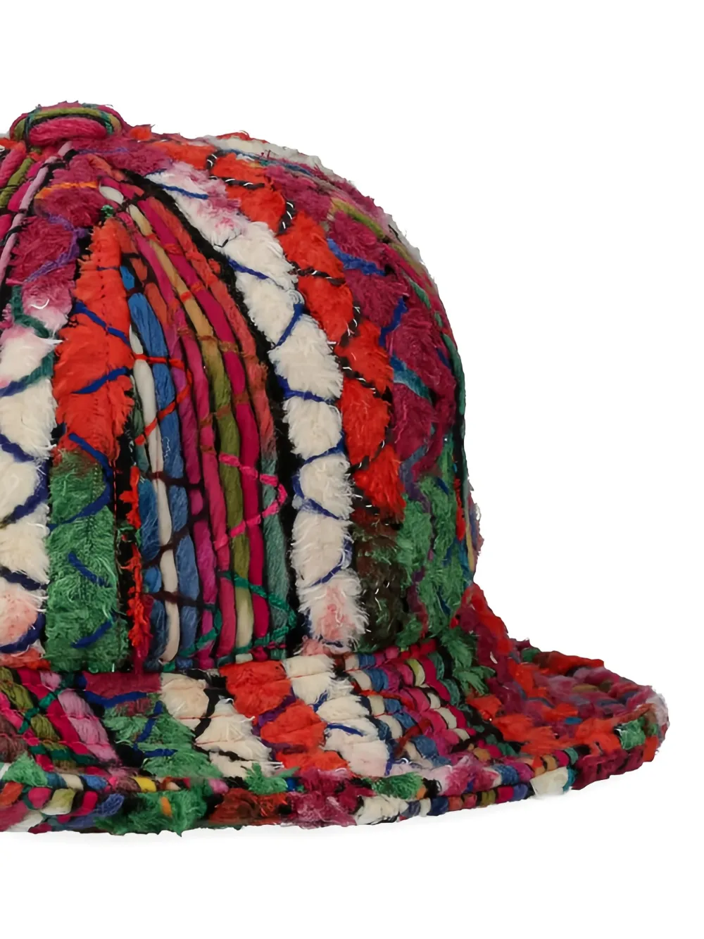 Kangol Wooly Squiggle vissershoed met textuur Rood