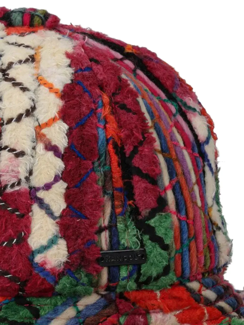 Kangol Wooly Squiggle vissershoed met textuur Rood