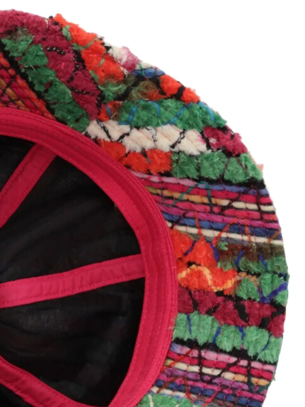 Kangol Wooly Squiggle vissershoed met textuur Rood