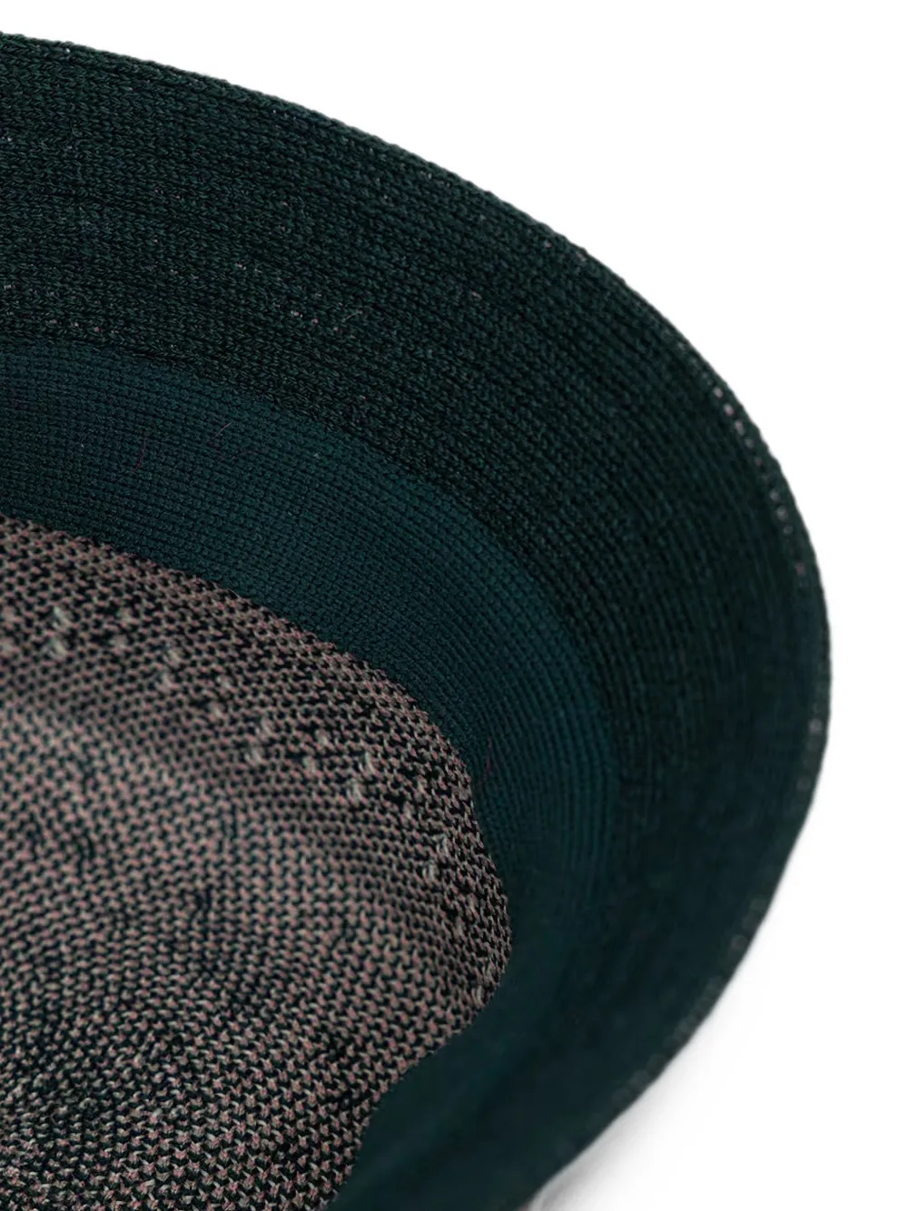 Kangol Gestreepte vissershoed met verfraaiing Groen