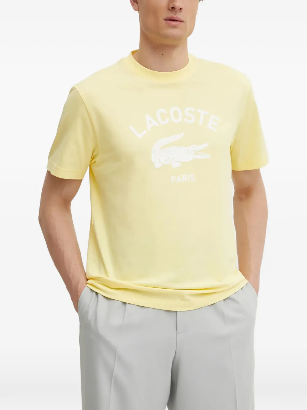 Lacoste logo-print cotton T-shirt