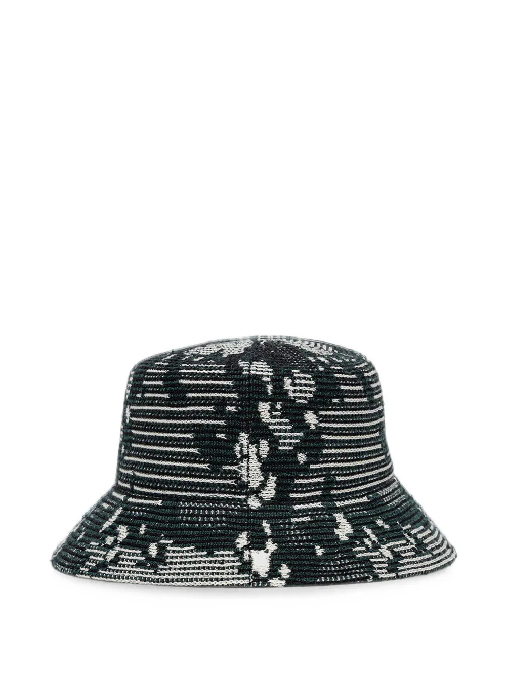 Kangol abstract-pattern bucket hat Groen