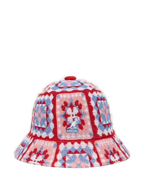 Kangol crochet-knit bucket hat