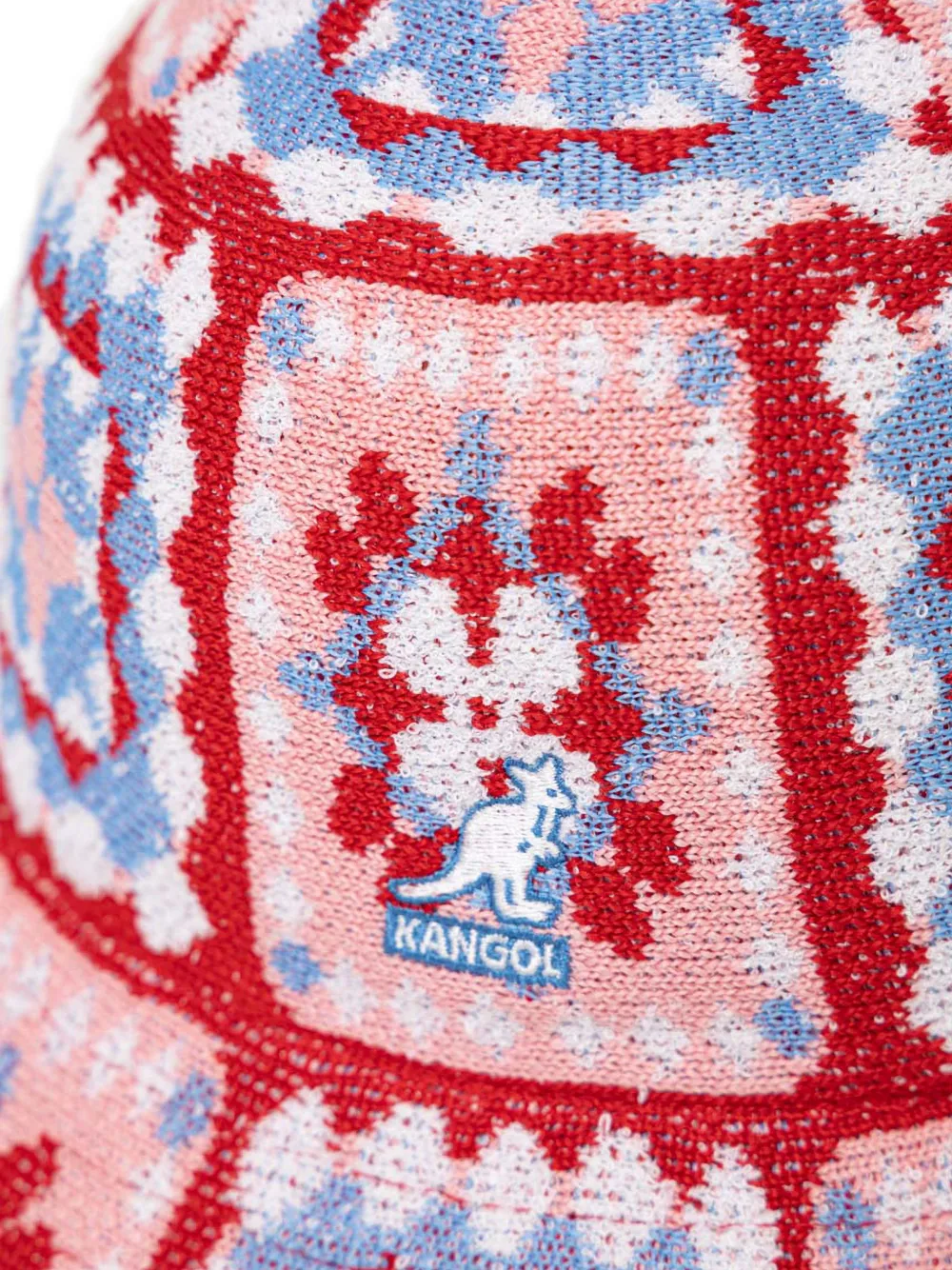 Kangol Gehaakte vissershoed Rood