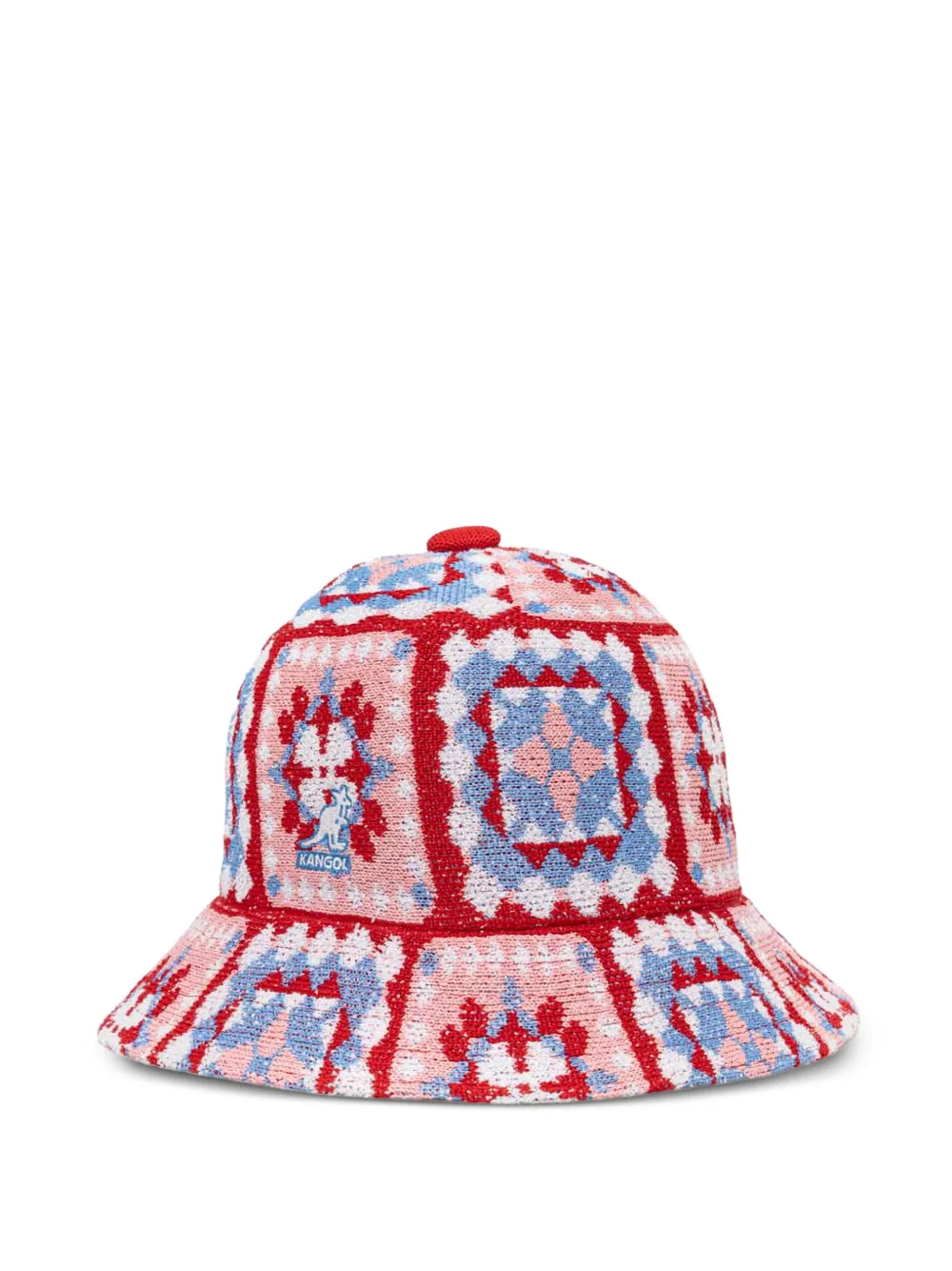 Kangol Gehaakte vissershoed Rood