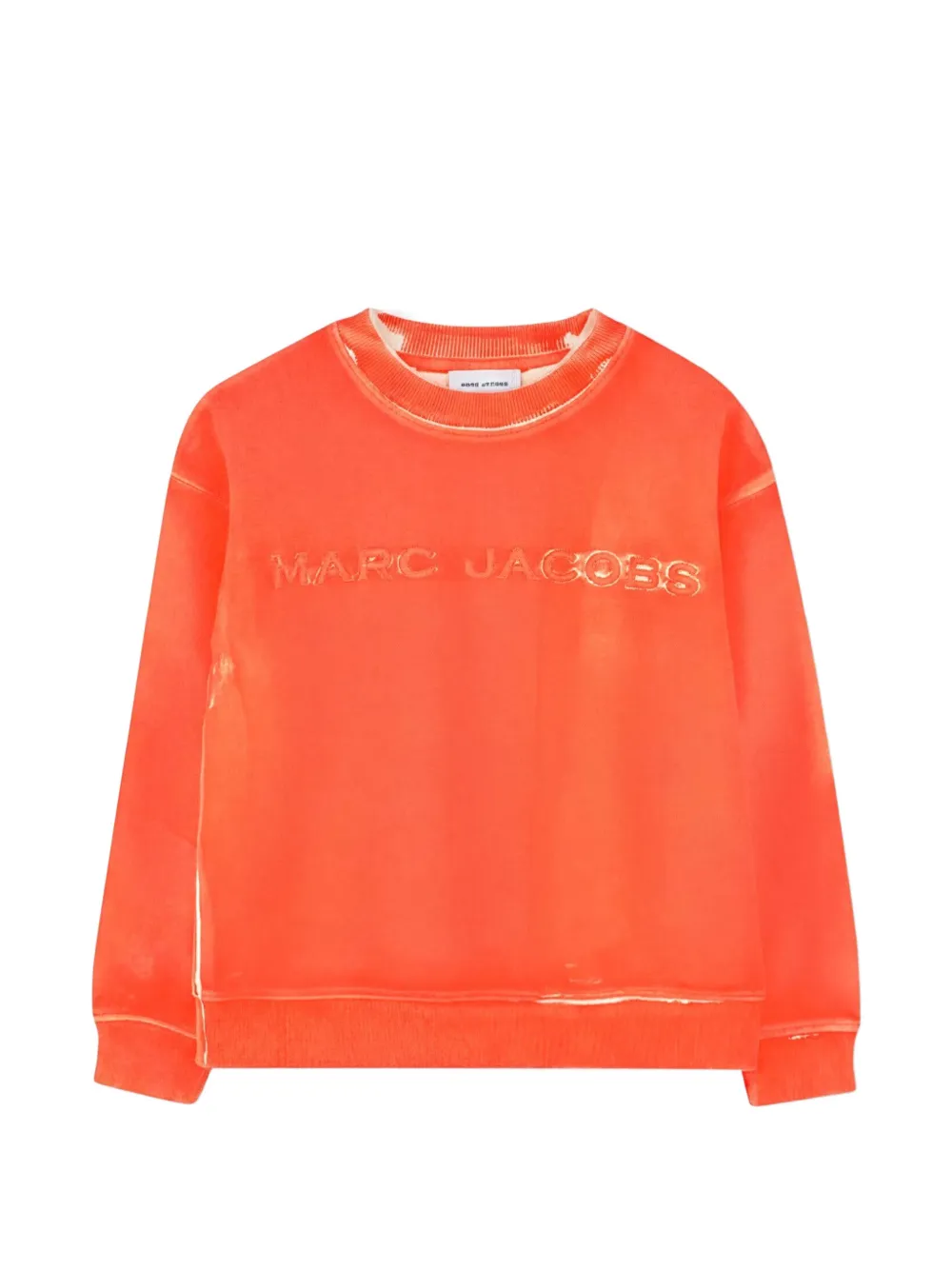 Marc Jacobs Kids logo-embossed sweatshirt - Arancione