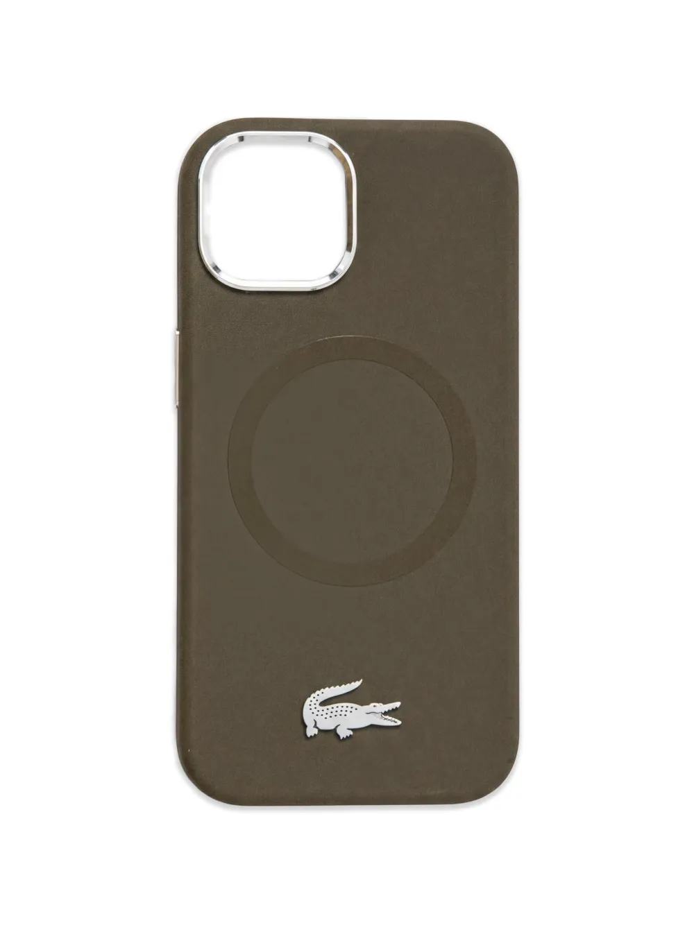Lacoste logo-plaque iPhone 15 case | Green | Image 1