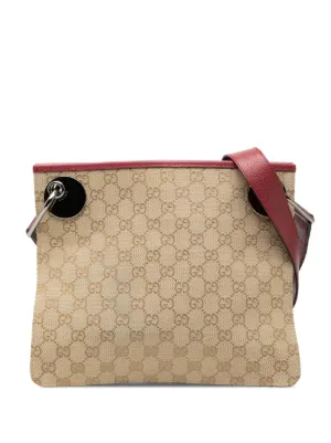 Gucci Pre-Owned 2016-2026 GGキャンバス ウェブ ショルダーバッグ