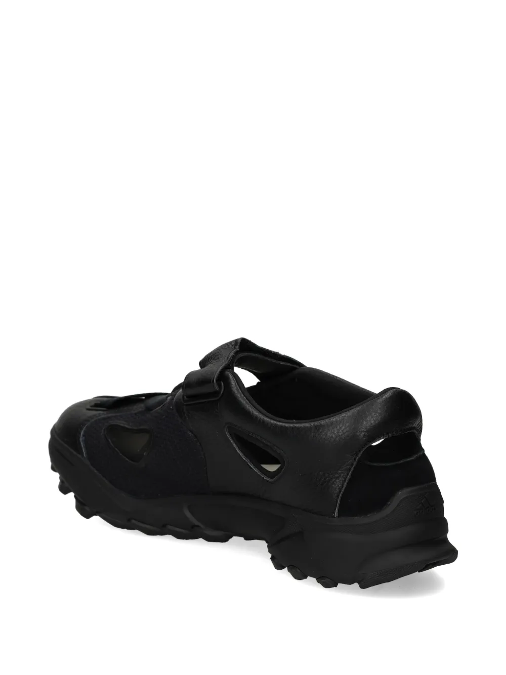 Y-3 Uitgesneden sandalen Zwart