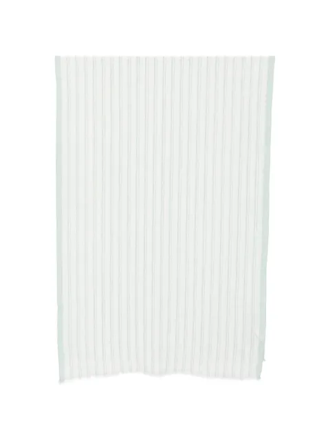 Eleventy stripe-pattern lurex-detail scarf