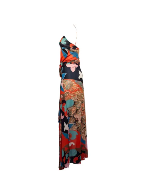 ETRO paisley-print gathered maxi dress
