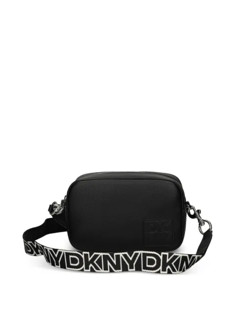 DKNY logo-strap satchel