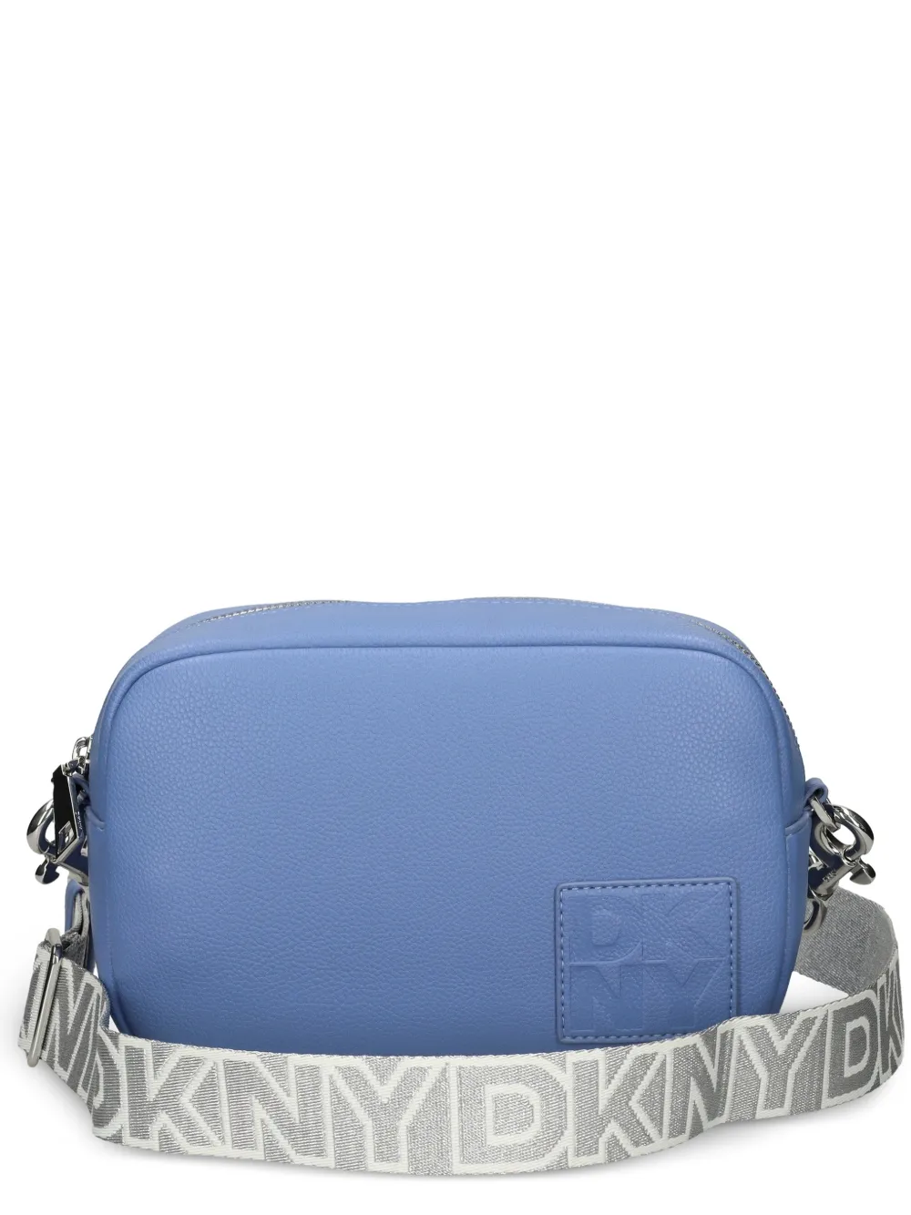 DKNY logo-strap cross body bag - Blu