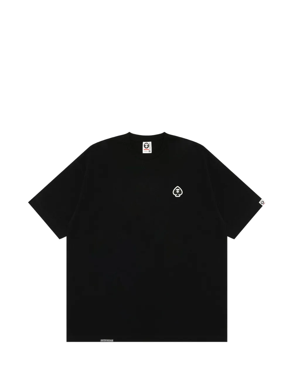 AAPE BY *A BATHING APE® AAPENOW spades logo T-shirt · XL
