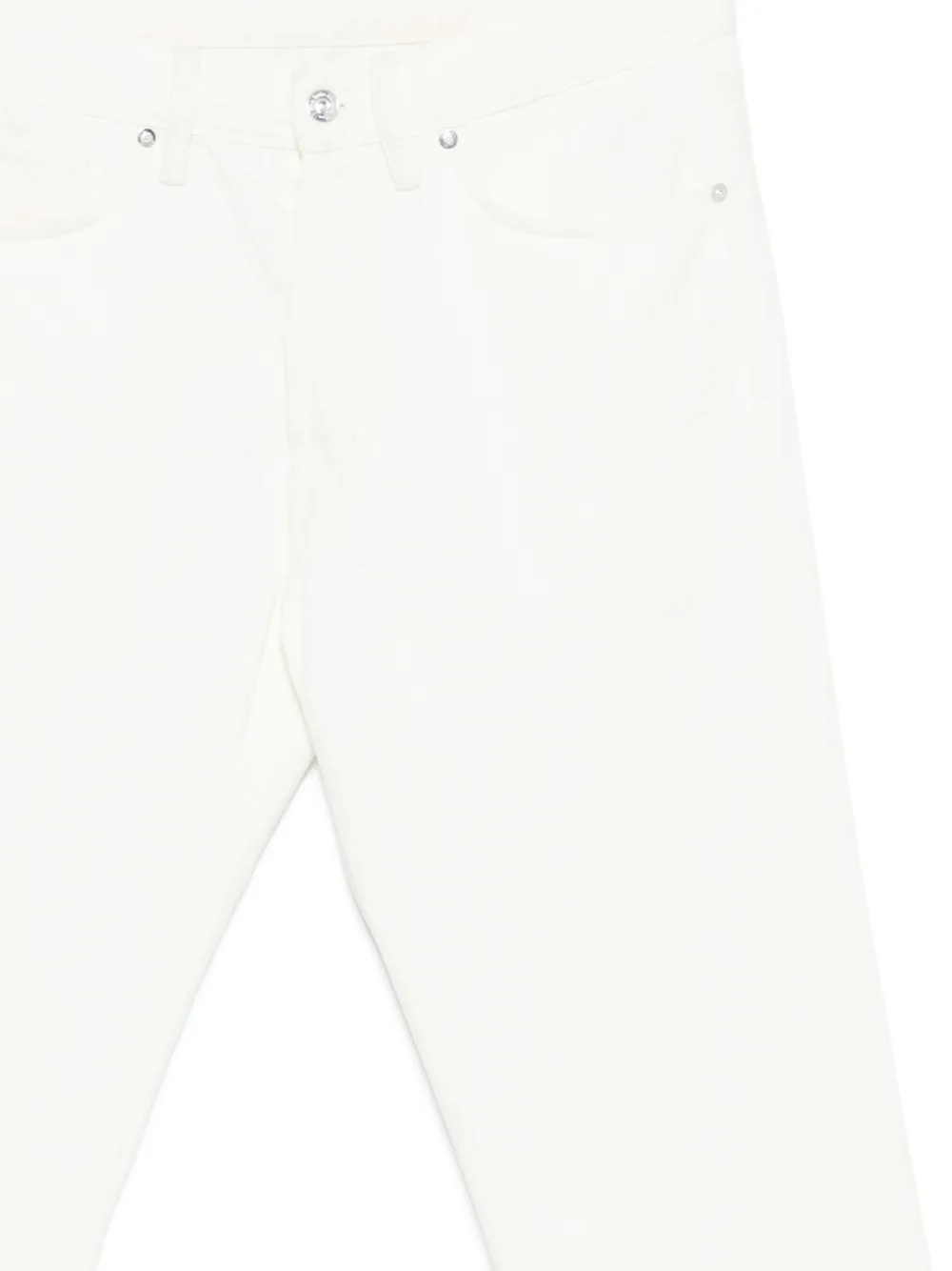Nine In The Morning Nathan jeans met knoopsluiting Beige