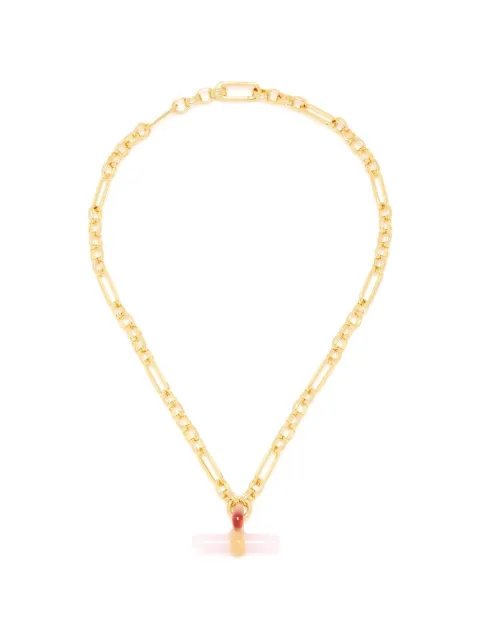 Sandralexandra T bar-pendant necklace